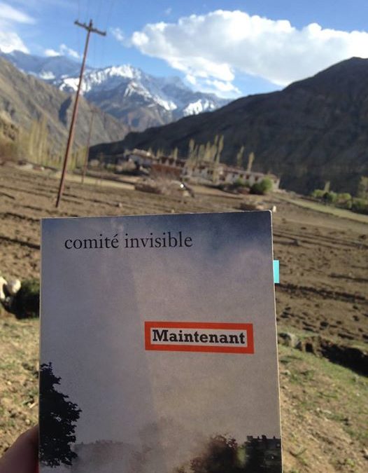 Club de lecture anarchiste: Dernière séance avant l’été ! « Maintenant », Comité Invisible