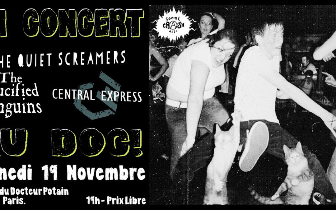 QUIET SCREAMERS + CENTRAL EXPRESS + CRUCIFIED PENGUINS